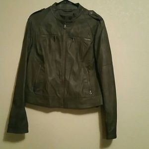 Faux Leather Jacket